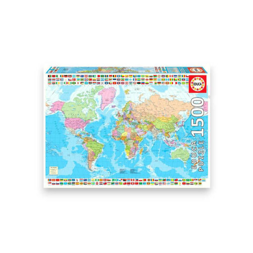 Picture of POLITICAL WORLD MAP 1500 PIECES